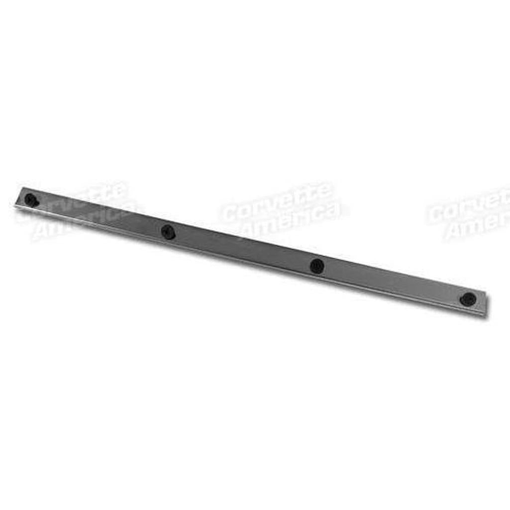 Corvette Weatherstrip Retainer. Convertible Body Hinge Pillar Stnlss Steel: 1963-1967