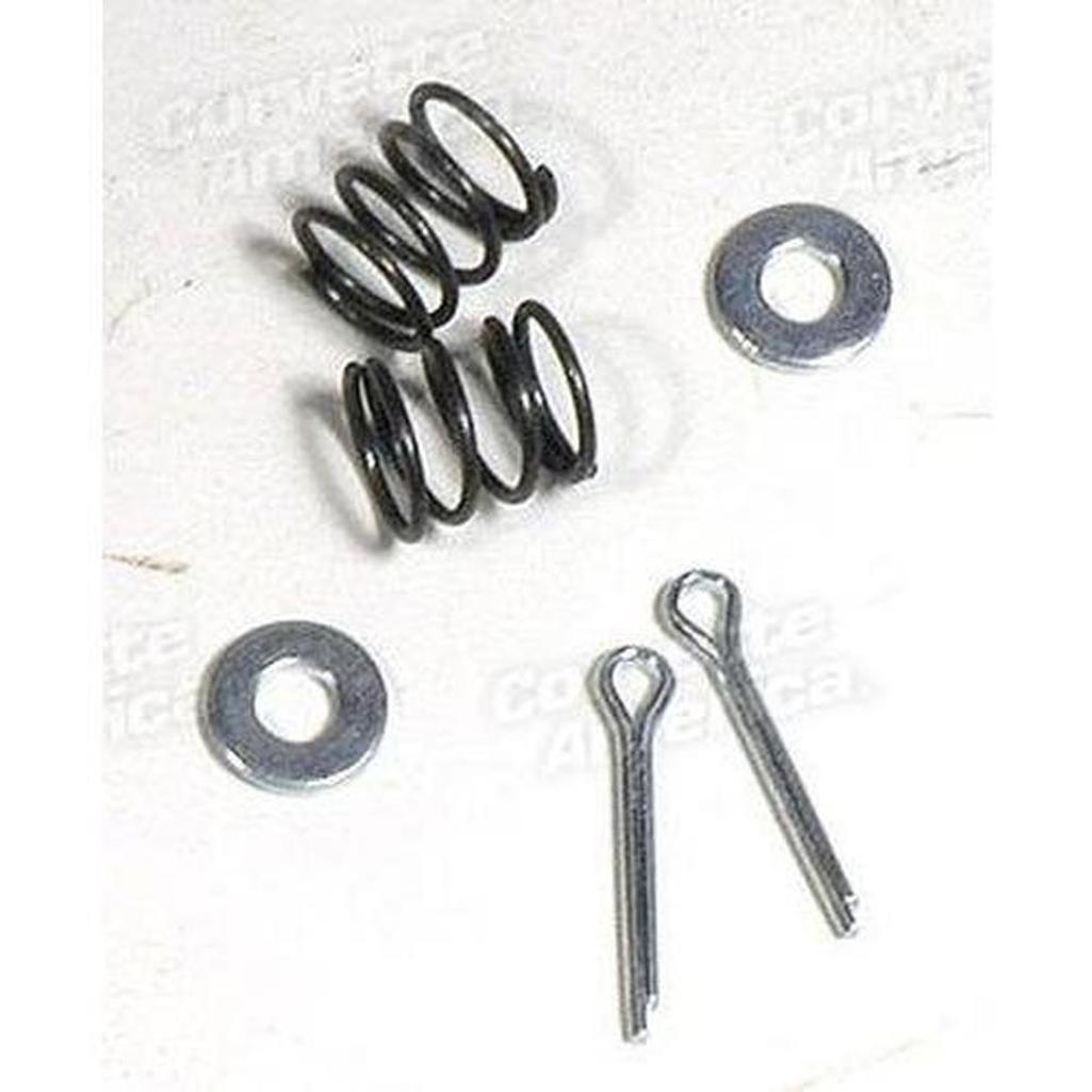 Corvette Door Handle Lever Rod Spring Kit.: 1956-1962