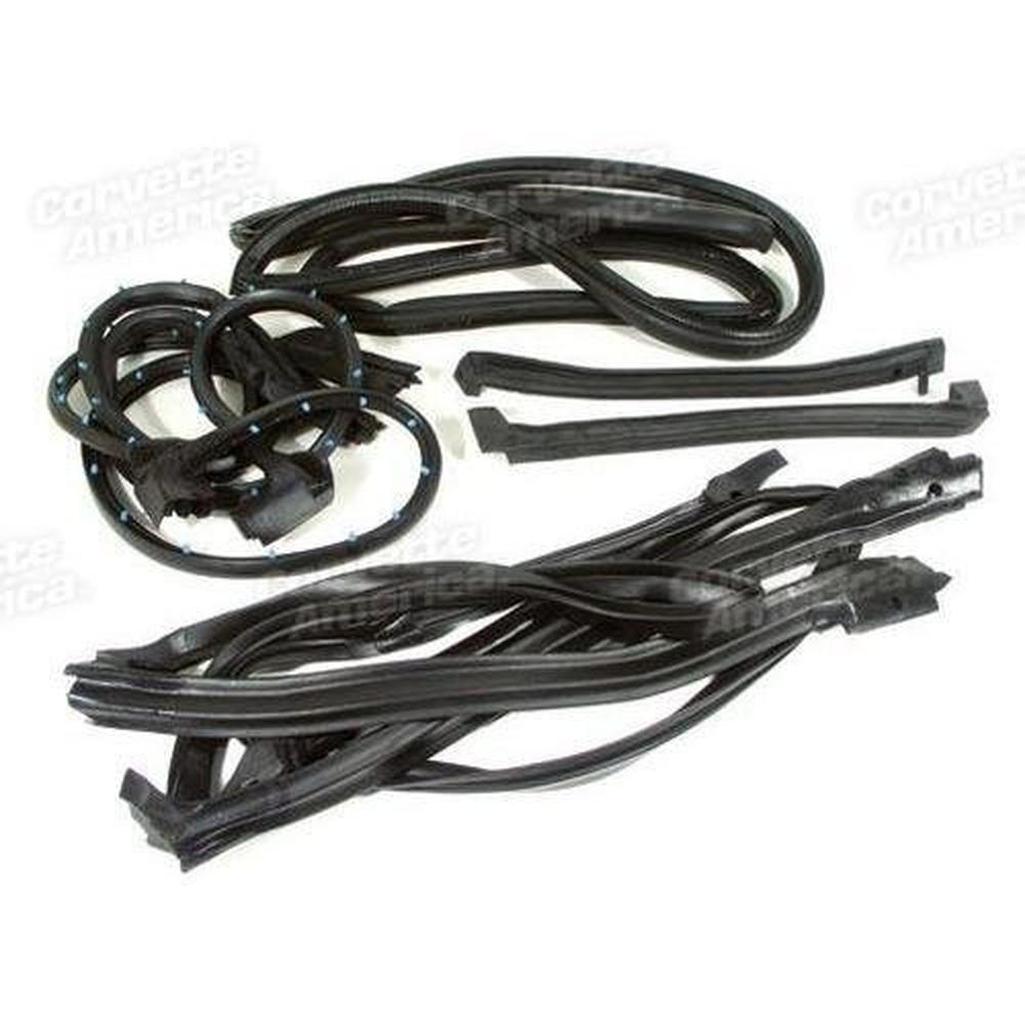 Corvette Weatherstrip Kit. Coupe Body 7 Piece - Import: 1990-1996
