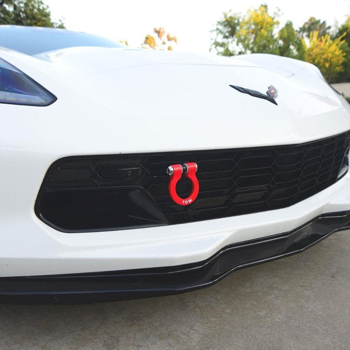 Corvette Feather Light Stealth D-Ring Tow Hooks : C7 Z51, Z06, Grand Sport:C8 Stingray,E-Ray