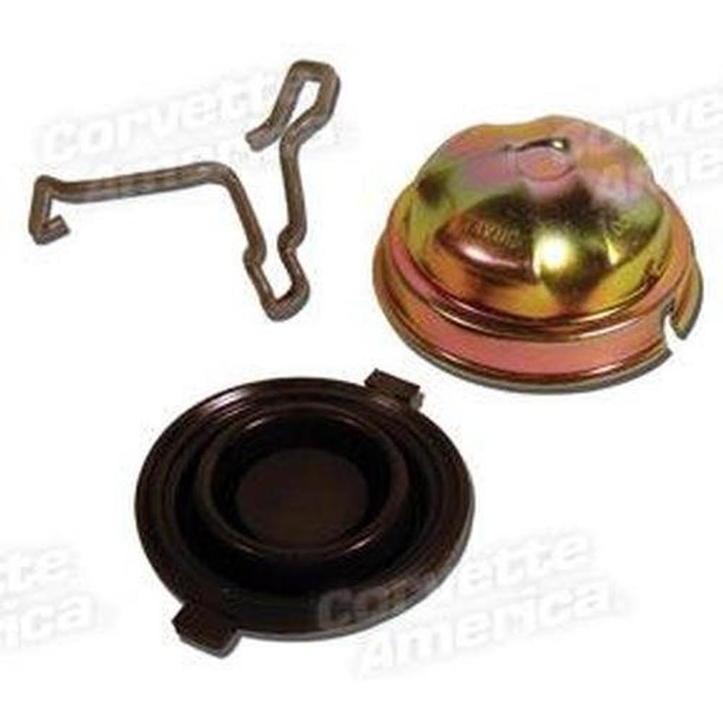Corvette Master Cylinder Cap & Bail & Seal: 1964