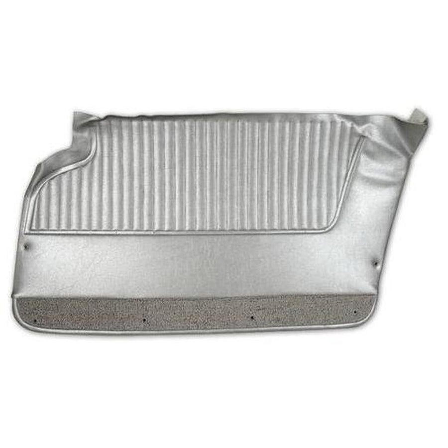 Corvette Door Panels. Silver With Silver Carpet: 1964