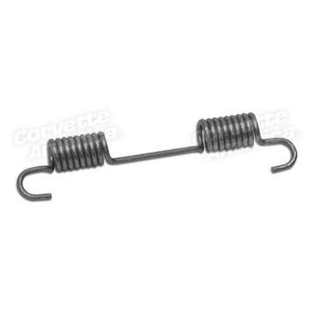 Corvette Park Brake Shoe Spring. Upper- Stainless Steel: 1965-1982