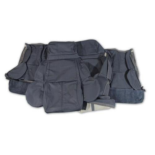 Corvette Leather Seat Covers. Blue Standard: 1990-1991