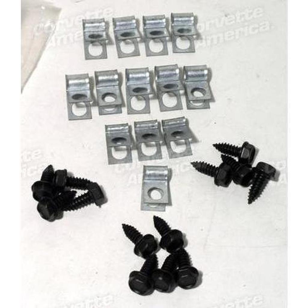 1970 Corvette C3 Brake Line CLips - 26 Piece Set