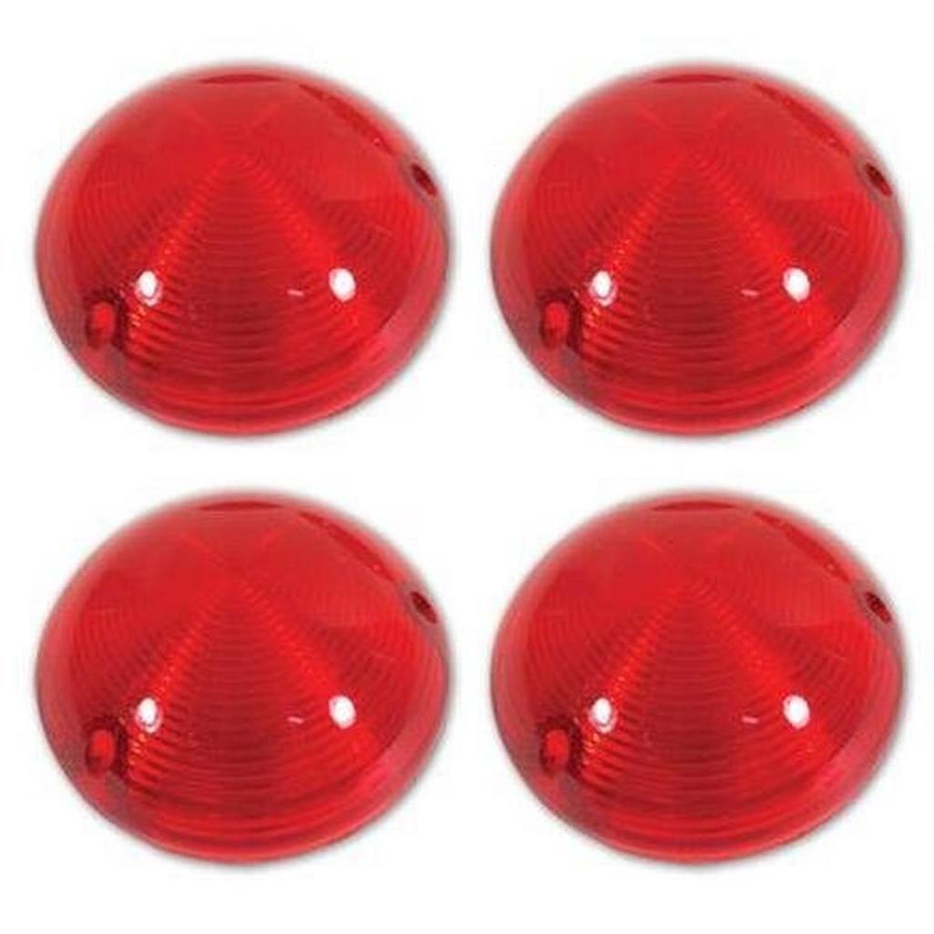 Corvette Bubble Taillight Lenses. 4 Piece Set: 1968-1973