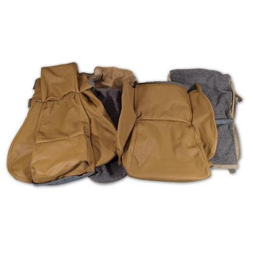 Corvette Leather Seat Covers. Gray Standard: 1990-1991