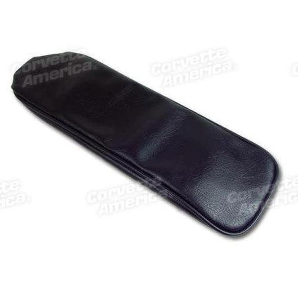 Corvette Center Armrest Cover. Dark Blue Vinyl: 1963-1964