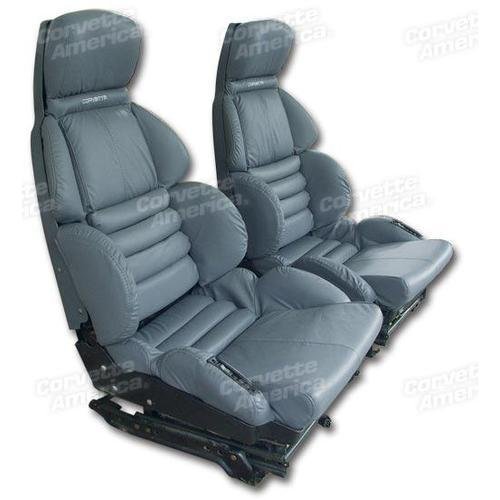 Corvette Leather Seat Covers. Blue Sport: 1991