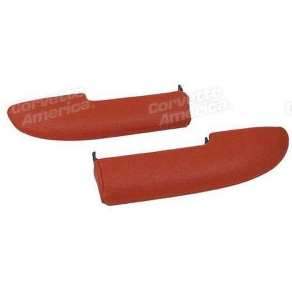 C1 1958 Corvette Armrests W/O Chrome Ends - Pair