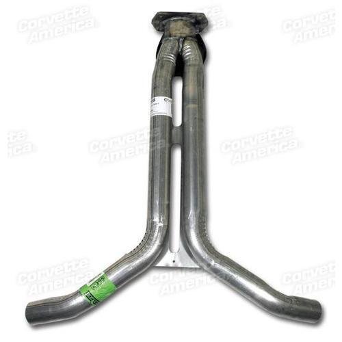 Corvette Exhaust Pipe. Rear Y: 1984