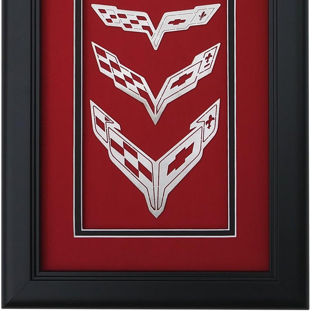 C1-C8 Corvette Emblem Shadow Box