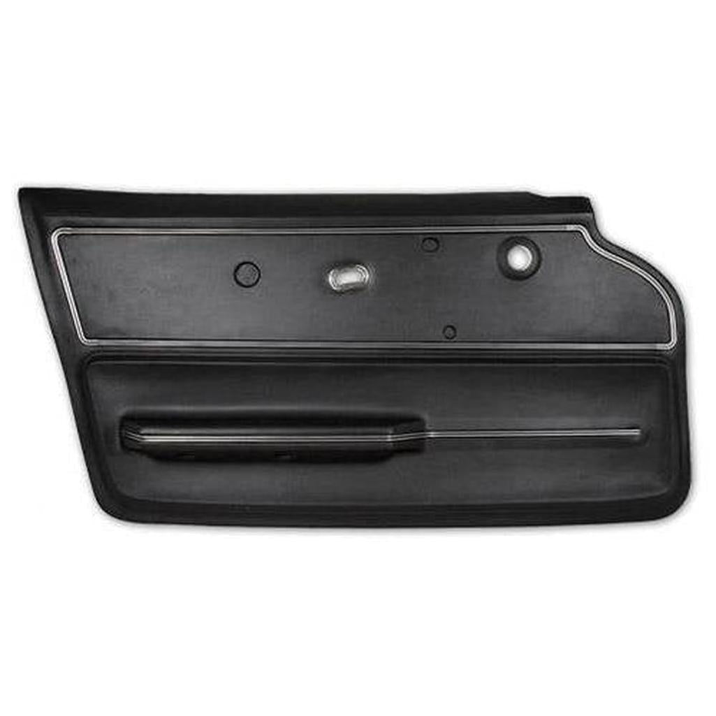 Corvette Door Panel. Black Coupe With Trim LH: 1967