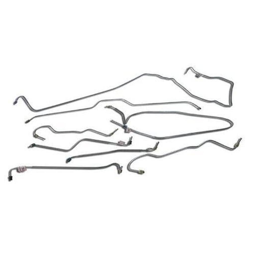 Corvette Brake Line Set. W/O Power Brake: 1974
