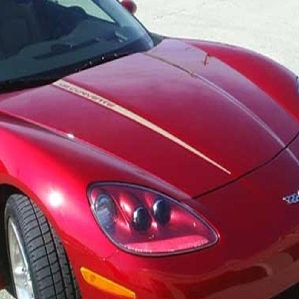 Corvette Hood Stripes - LS7 505HP Corvette Decal : 2006-2013 Z06