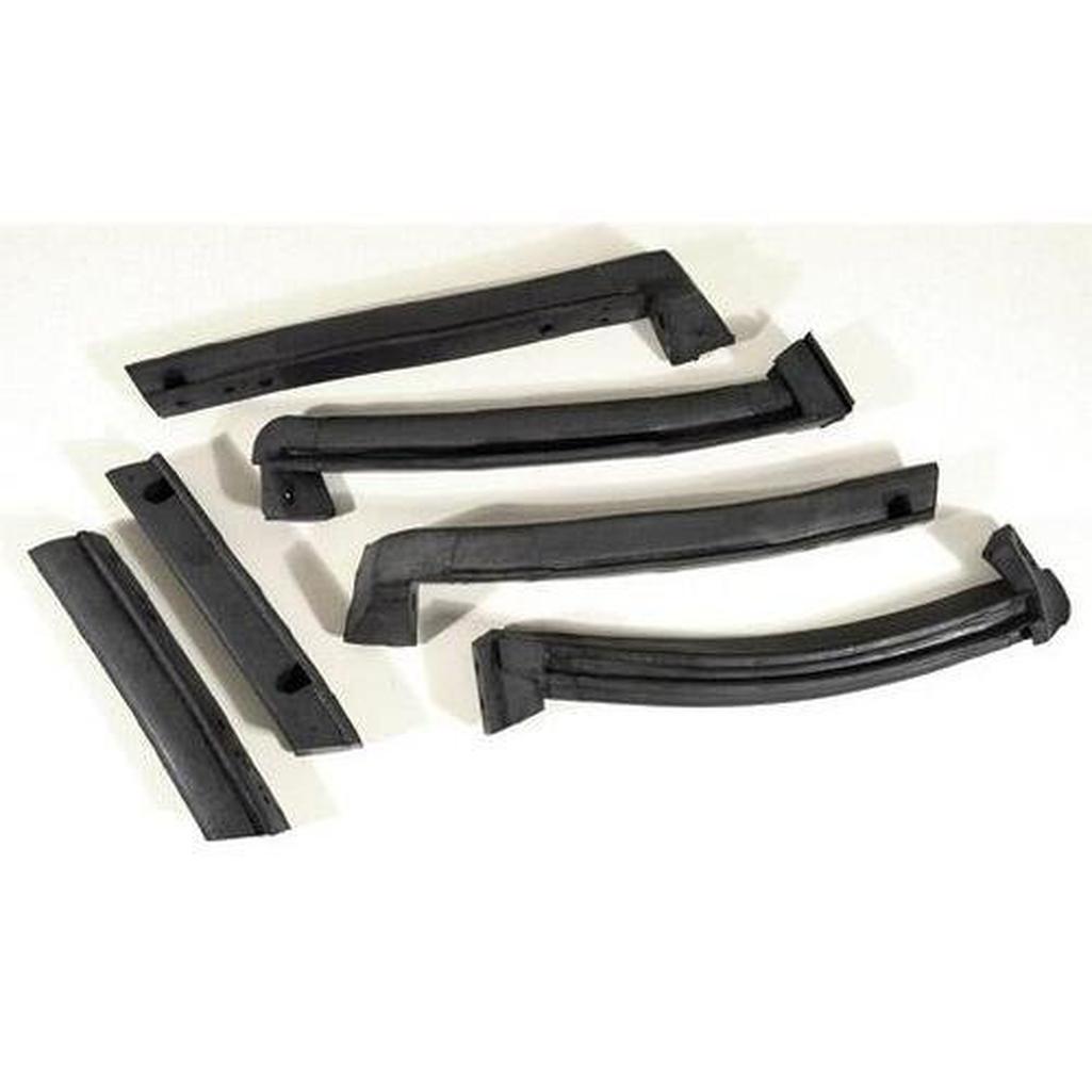 Corvette WS. Convertible Top Roof Rails - 6pc Set - Import: 1986-1996