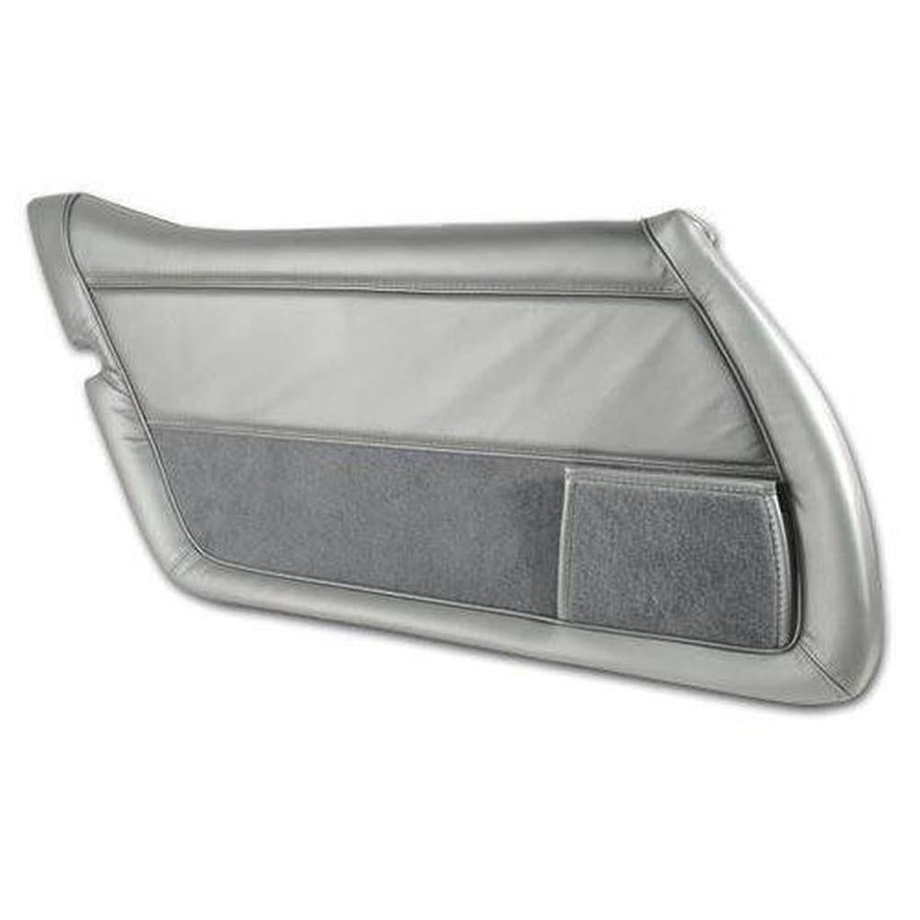 Corvette Leather Door Panel. Silver LH: 1981