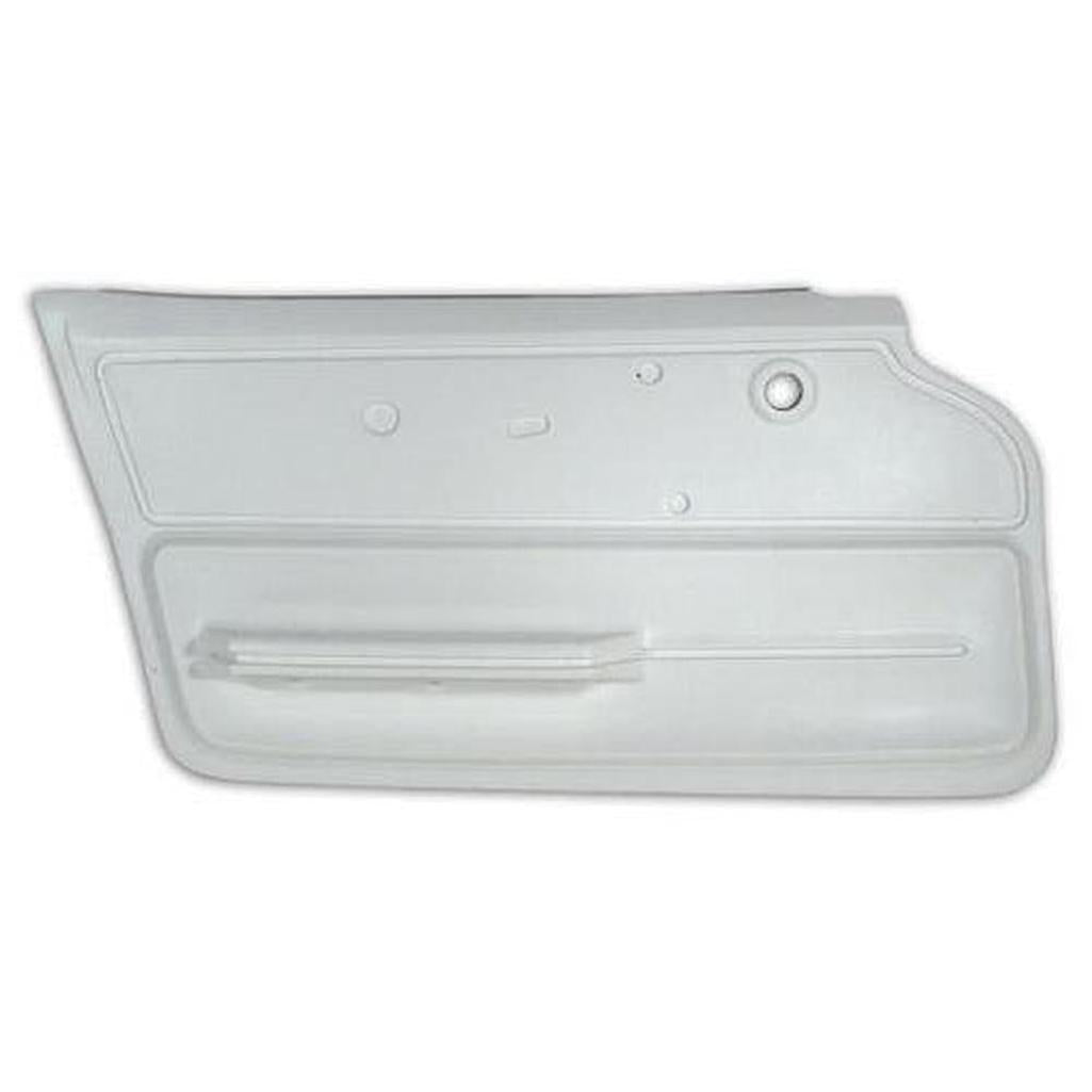 Corvette Door Panel. White Coupe With Felt LH: 1967