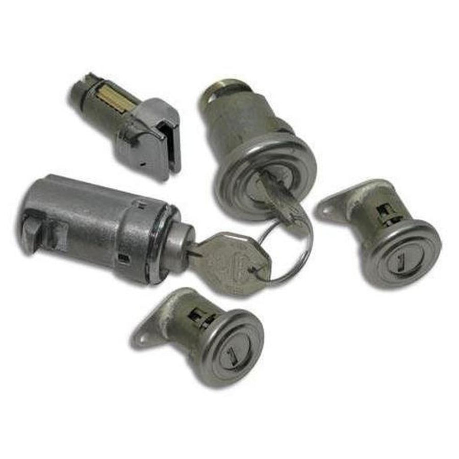 Corvette Lock Set. Ignition, Doors, Glove Box and Trunk: 1956-1959