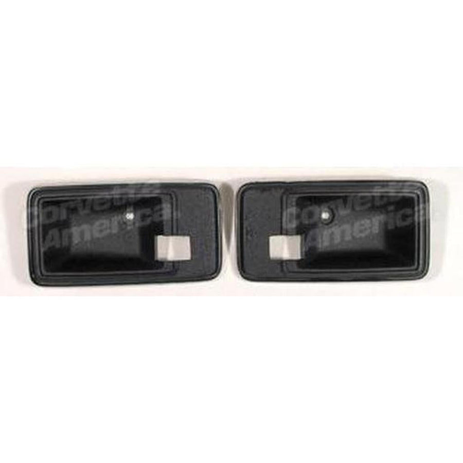 1982 Corvette C3 Door Latch Bezels - Charcoal