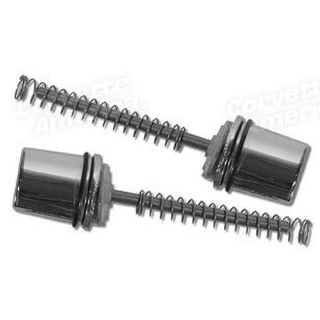 Corvette Door Handle Pushbutton Set. 8 Piece: 1963-1967