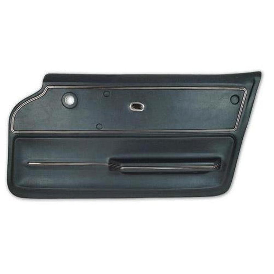 Corvette Door Panel. Green Convertible With Trim RH: 1965-1966