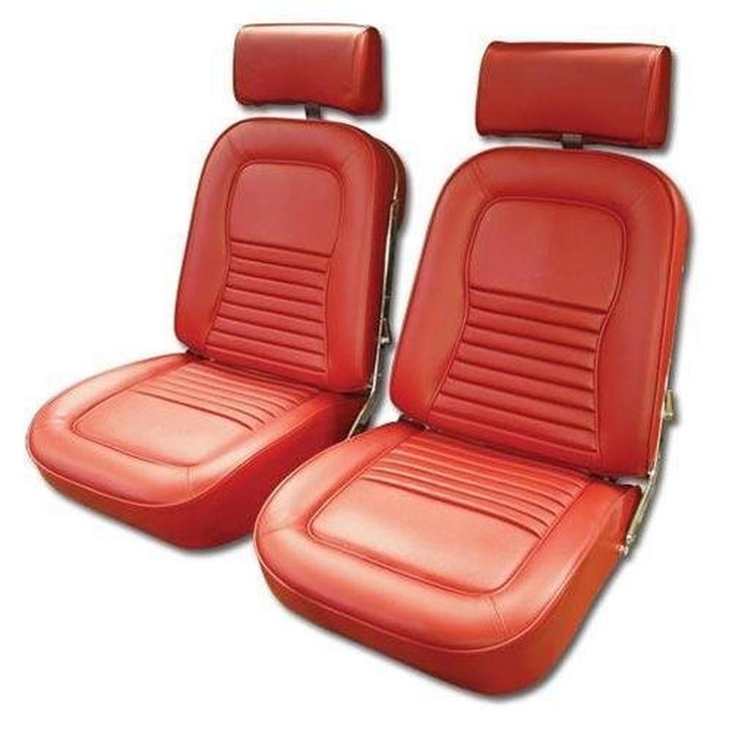 Corvette Vinyl Seat Covers. Red: 1967