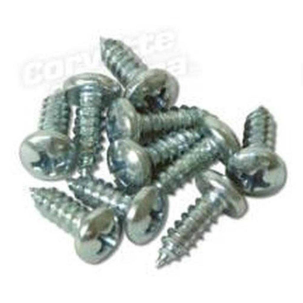Corvette Inner Door Garnish Molding Screw Set.: 1956-1962