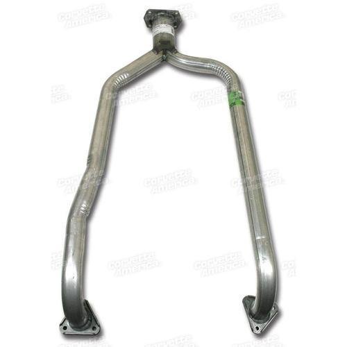 Corvette Exhaust Pipe. Front Y: 1984-1985