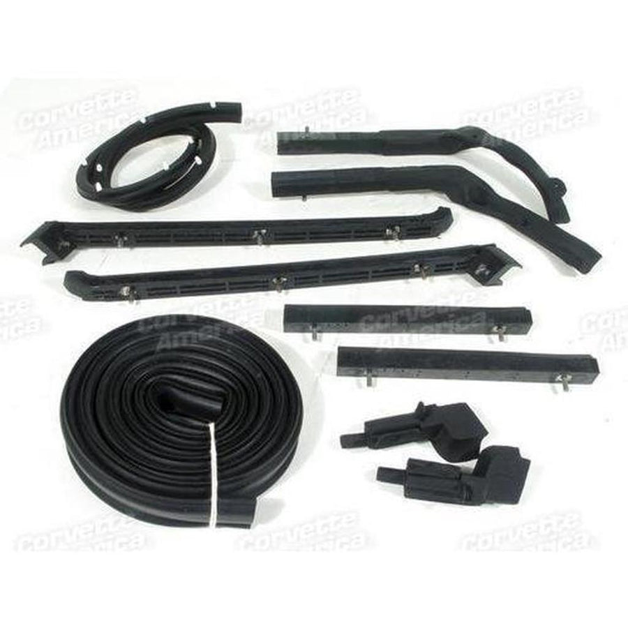 Corvette Weatherstrip Kit. Convertible Top 10 Piece - USA: 1963-1967