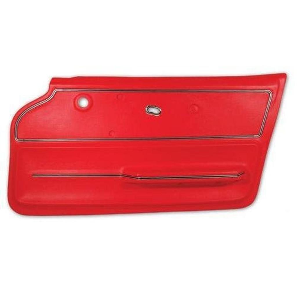 Corvette Door Panel. Red Coupe With Trim RH: 1967