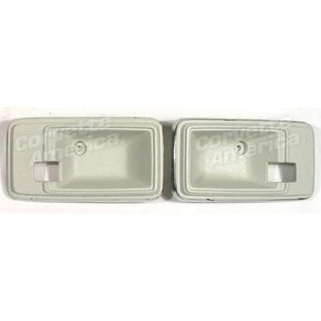 1978 Corvette C3 Door Latch Bezels - Oyster