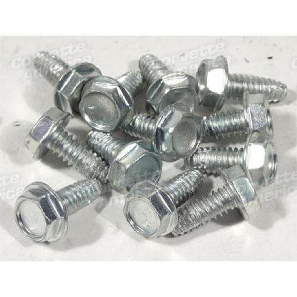 Corvette Hubcap Trim Bar Screws. 12 Piece Set Does 1 Cap: 1963