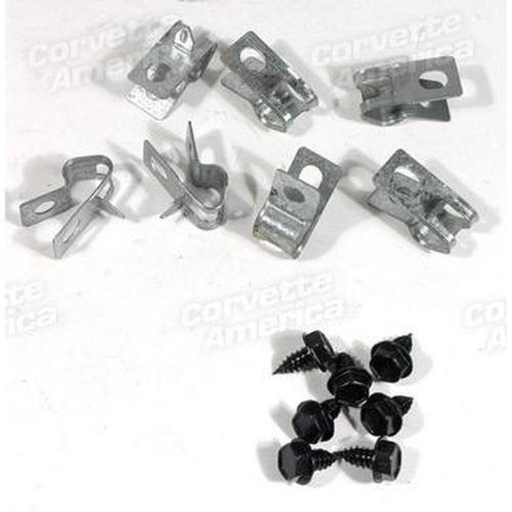 1969 Corvette C3 Fuel Line Clips - 14 Piece Set
