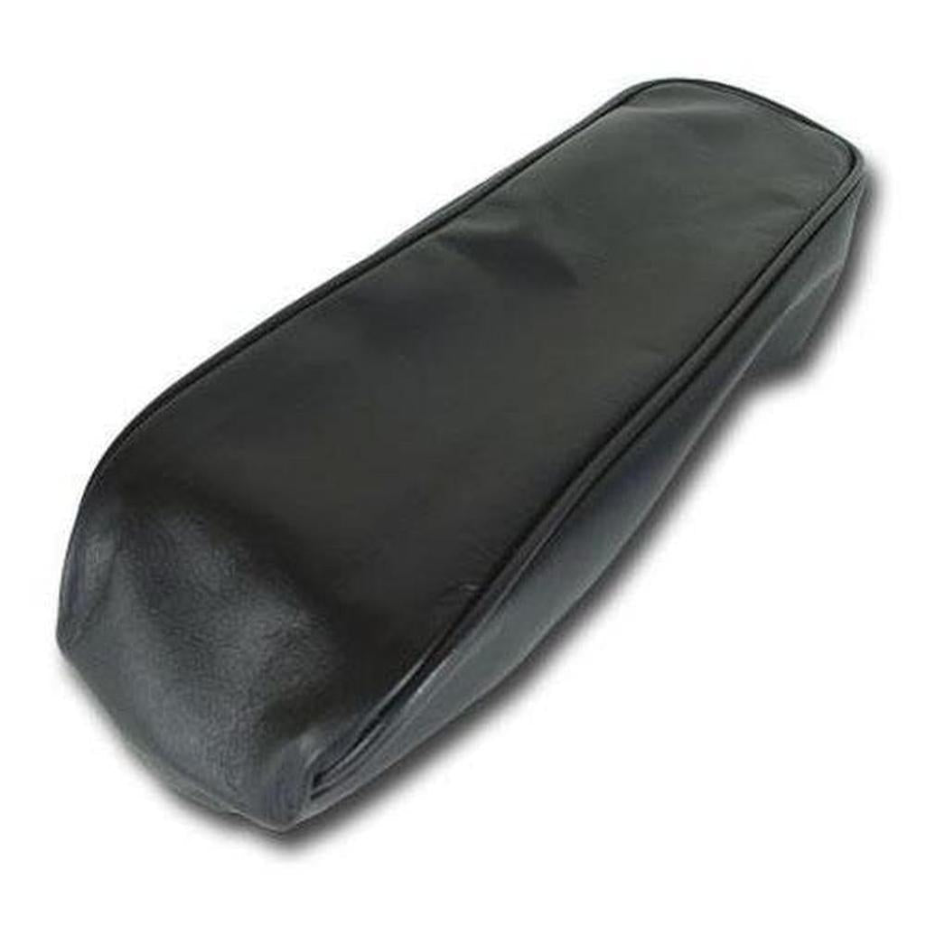 Corvette Center Armrest Cover. Dark Blue Leather: 1966