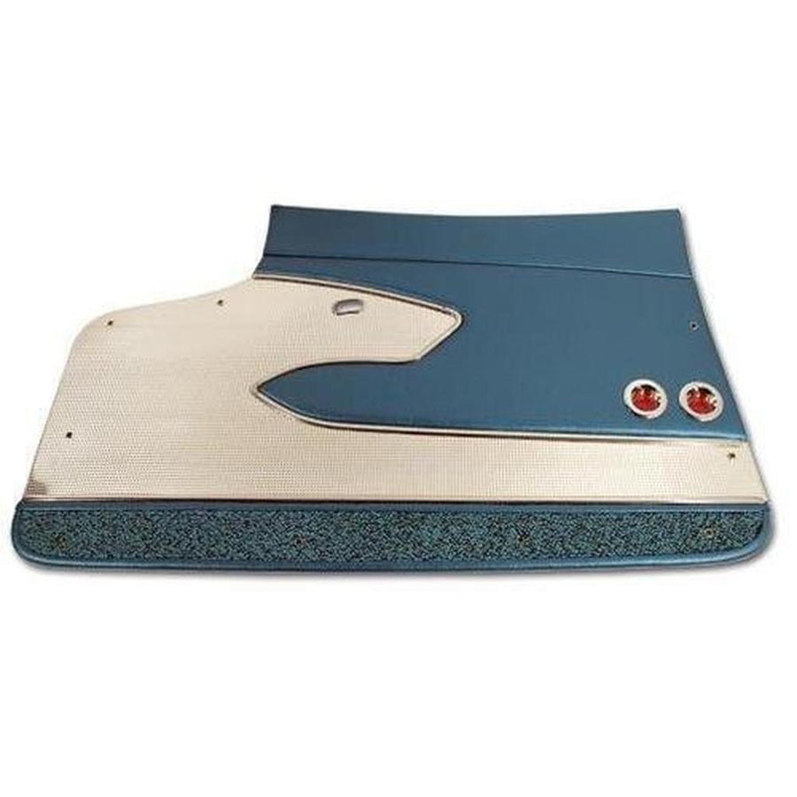 Corvette Door Panels. Turquoise Deluxe: 1960
