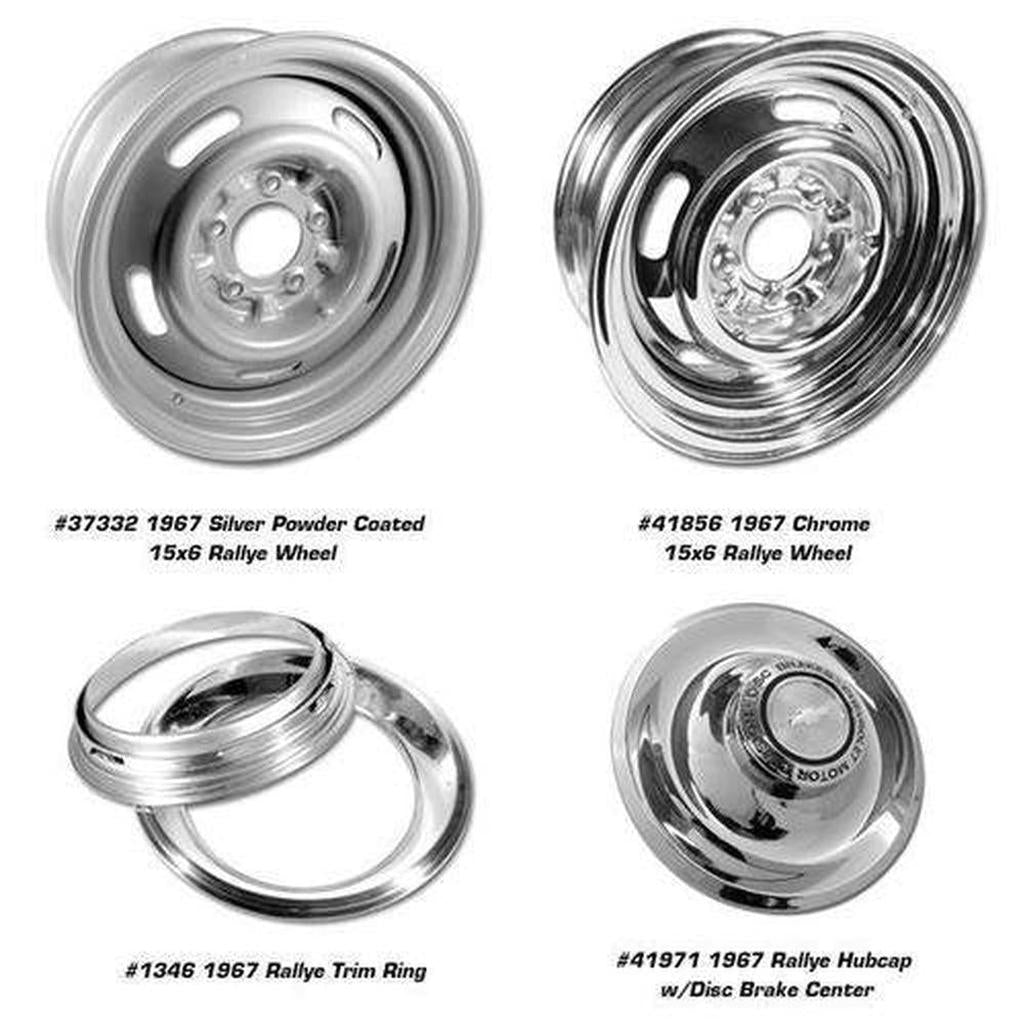Corvette Rally Hubcap Center.: 1967