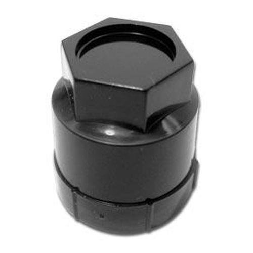 Corvette Lugnut Cap. Black: 1984-1985