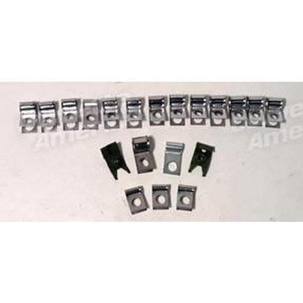 Corvette Brake & Gas Line Clamp Set. Big Block - 20 Piece: 1968