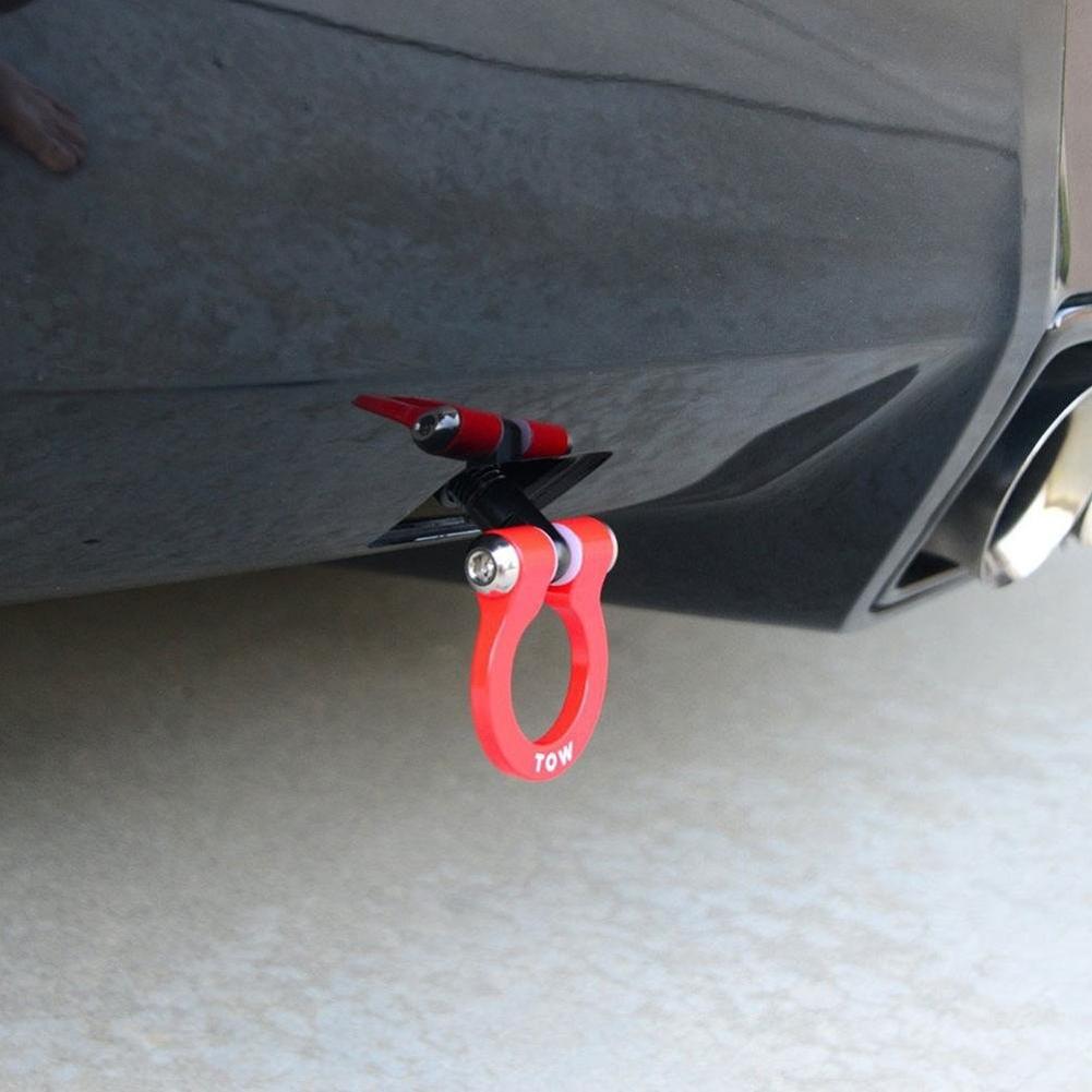 Corvette Feather Light Stealth D-Ring Tow Hooks : C7 Z51, Z06, Grand Sport:C8 Stingray,E-Ray