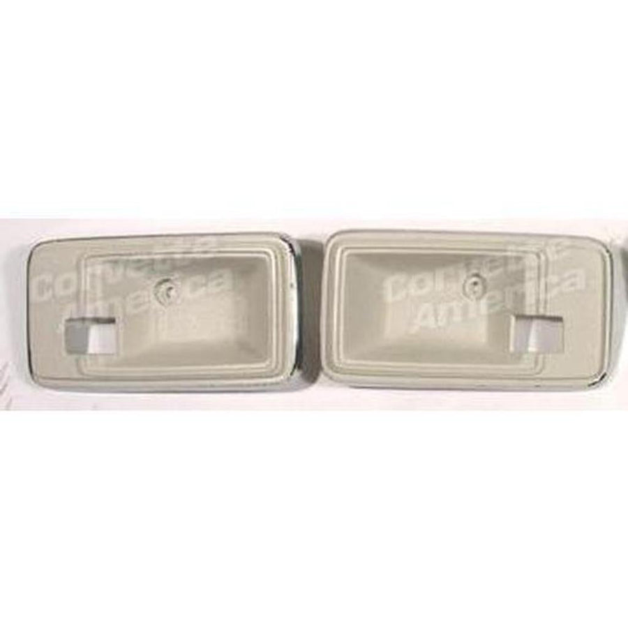 1979-1980 Corvette C3 Door Latch Bezels - Oyster