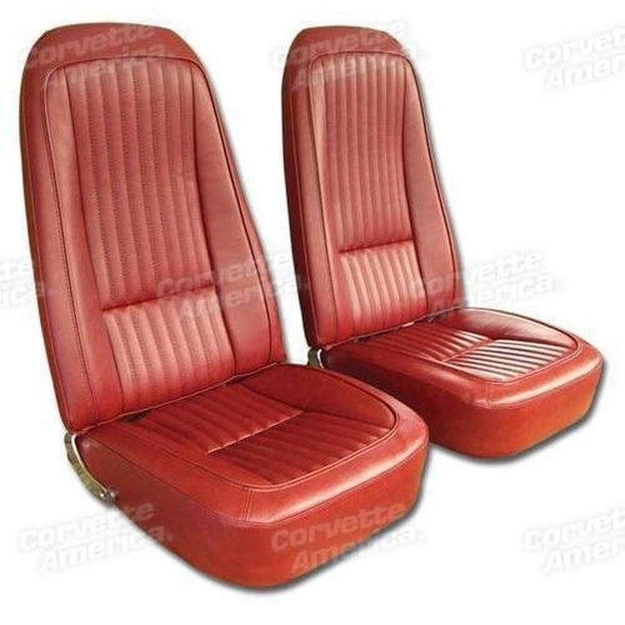 1976 Corvette C3 Vinyl Seat Covers - Firethorn
