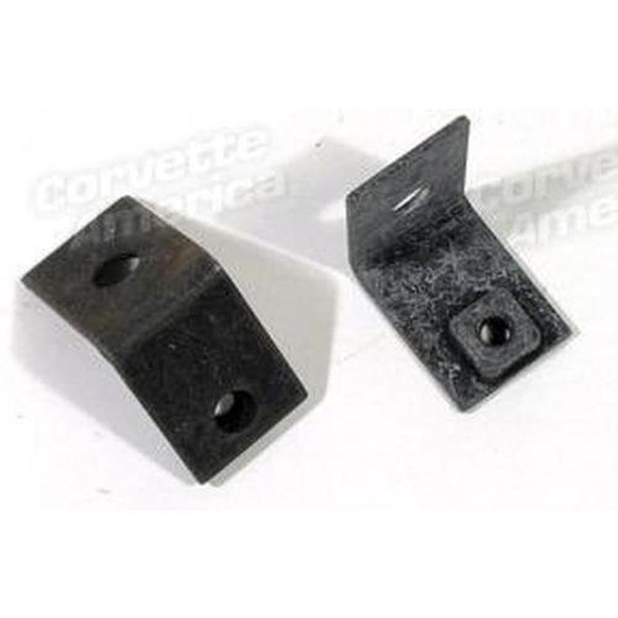 Corvette Headlight/Nose Support Rod Brackets.: 1963-1965