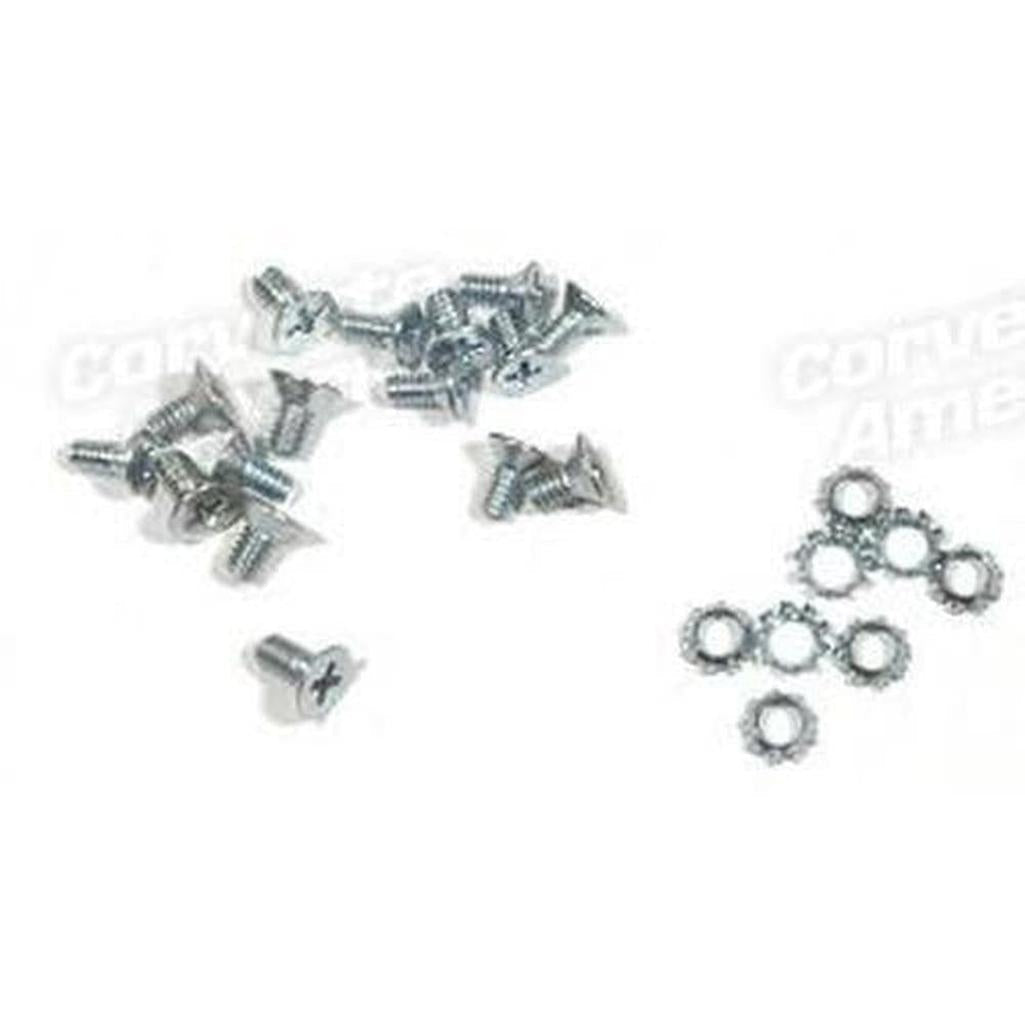 Corvette Door Window Frame/Upper Track Screw.: 1956-1962