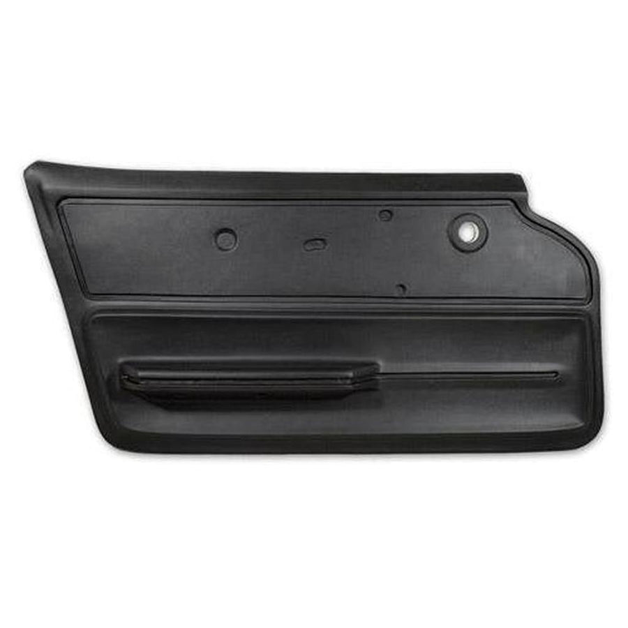Corvette Door Panel. Black Convertible With Felt LH: 1967
