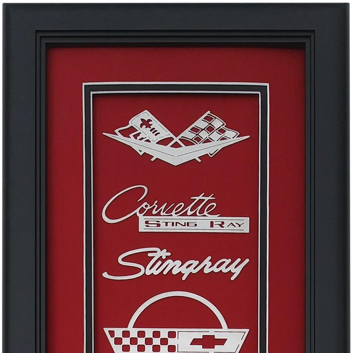 C1-C8 Corvette Emblem Shadow Box