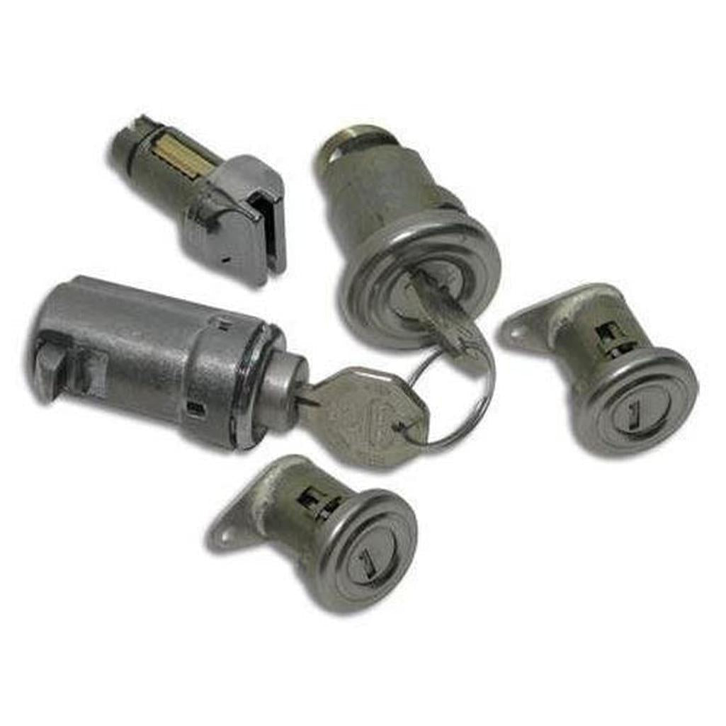 Corvette Lock Set. Ignition, Doors, Glove Box and Trunk: 1956-1959