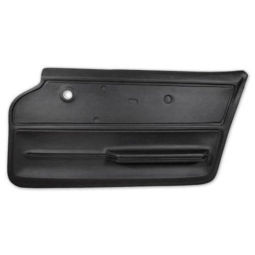 Corvette Door Panel. Black Convertible With Felt RH: 1967