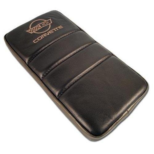 Corvette Console Cushion. Bronze With Logo: 1984-1987