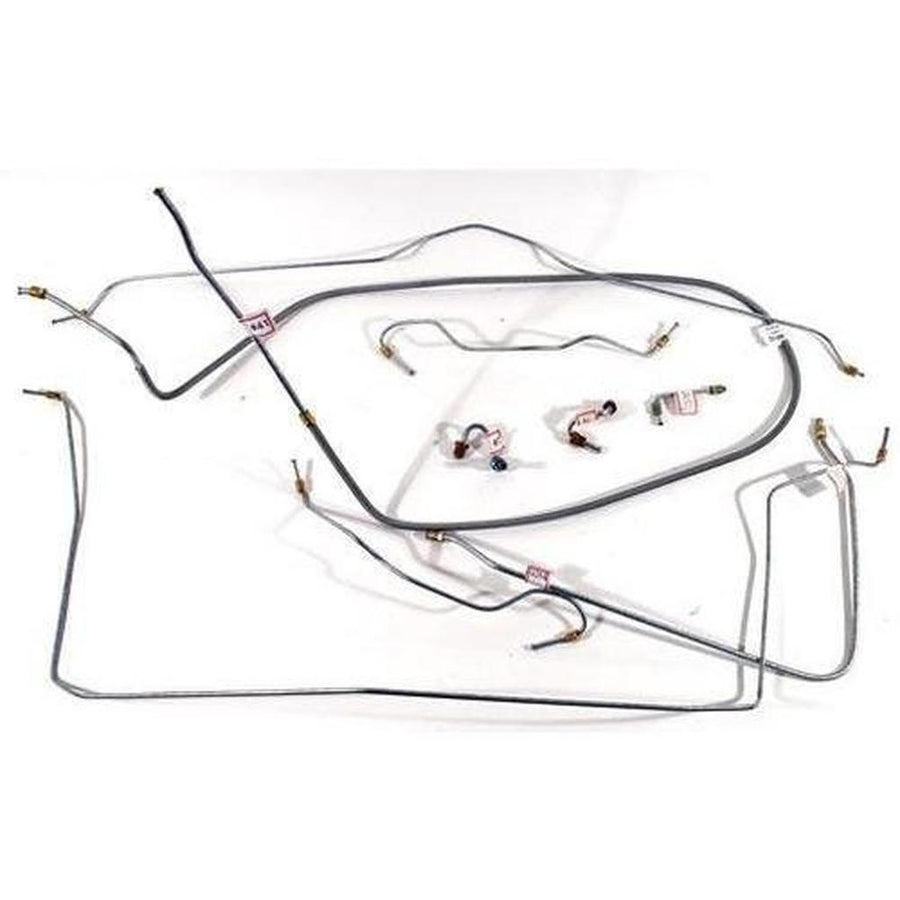 Corvette Brake Line Set. W/O Power Brake: 1967-1968